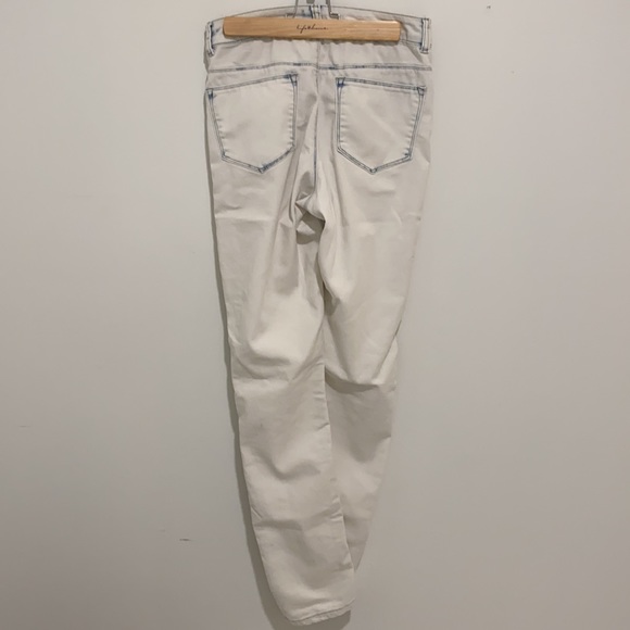 Acidwash White Denim Jeans - Picture 5 of 5